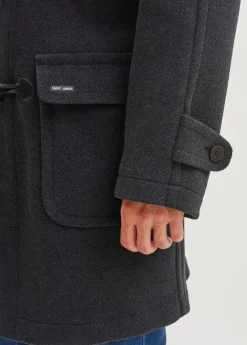 Saint James Coats*Saturne classic duffle-coat Anthracite