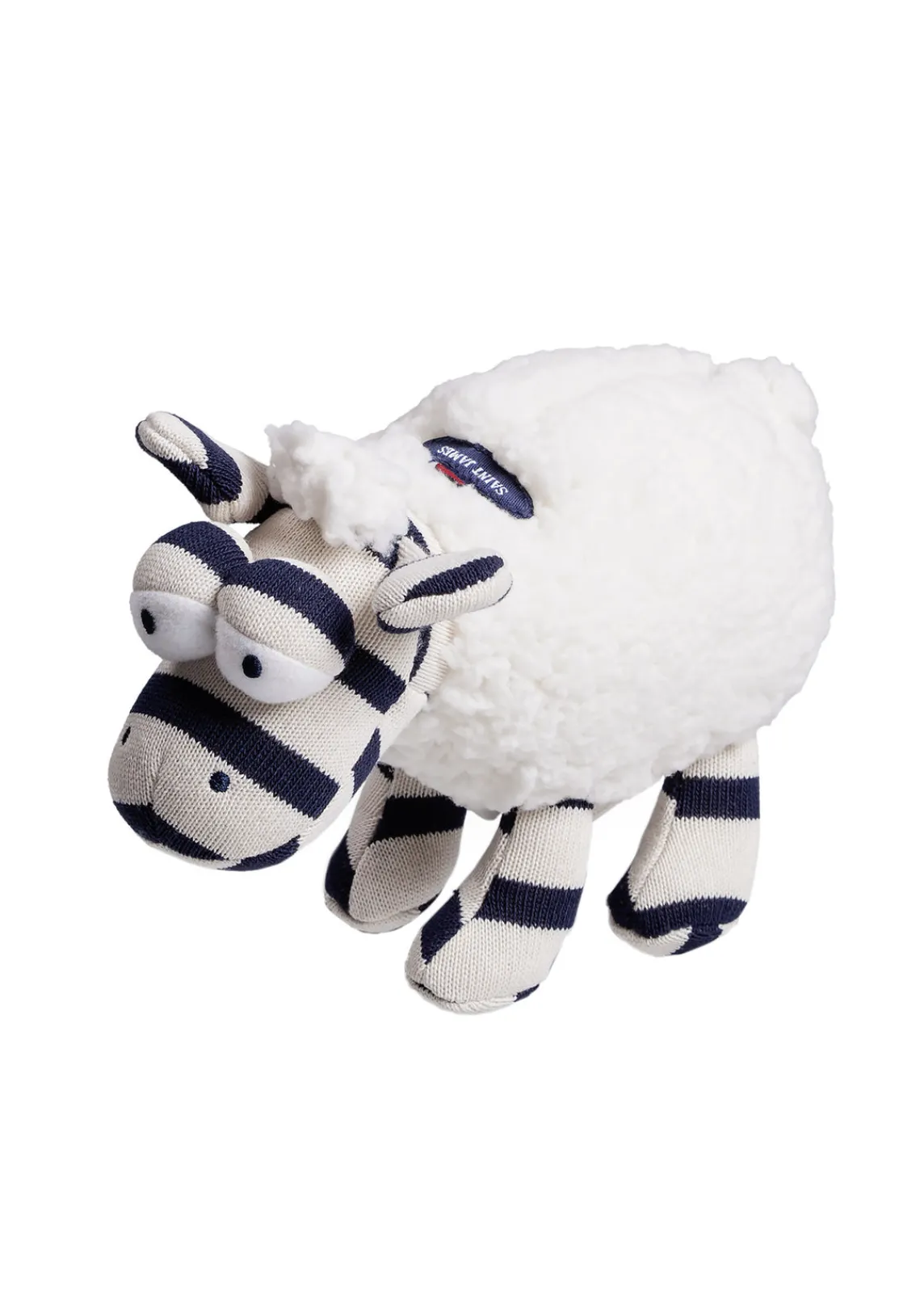 Saint James Soft Toys*Sheep soft toy Ecru/marine