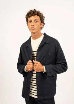 Saint James Shell Jackets & Raincoats*Sirocco fisherman's jacket Marine