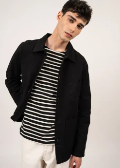 Saint James Shell Jackets & Raincoats*Sirocco fisherman's jacket Noir