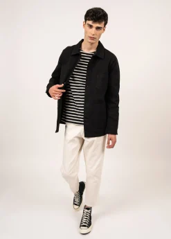 Saint James Shell Jackets & Raincoats*Sirocco fisherman's jacket Noir