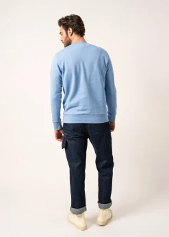 Saint James Jumpers & Cardigans*Solal sweatshirt Oxygene/tulipe