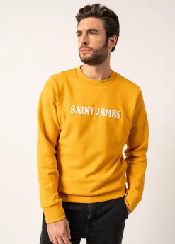 Saint James Jumpers & Cardigans*Solal sweatshirt Ambre/ecume
