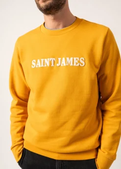 Saint James Jumpers & Cardigans*Solal sweatshirt Ambre/ecume