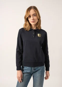 Saint James Tops & Polos*Soline Cotton Polo Shirt Amiral