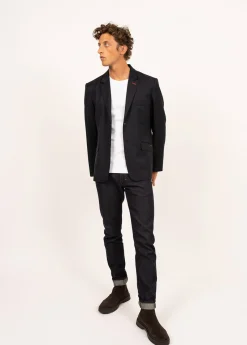 Saint James Shell Jackets & Raincoats*St Benoit wool cloth blazer Navy