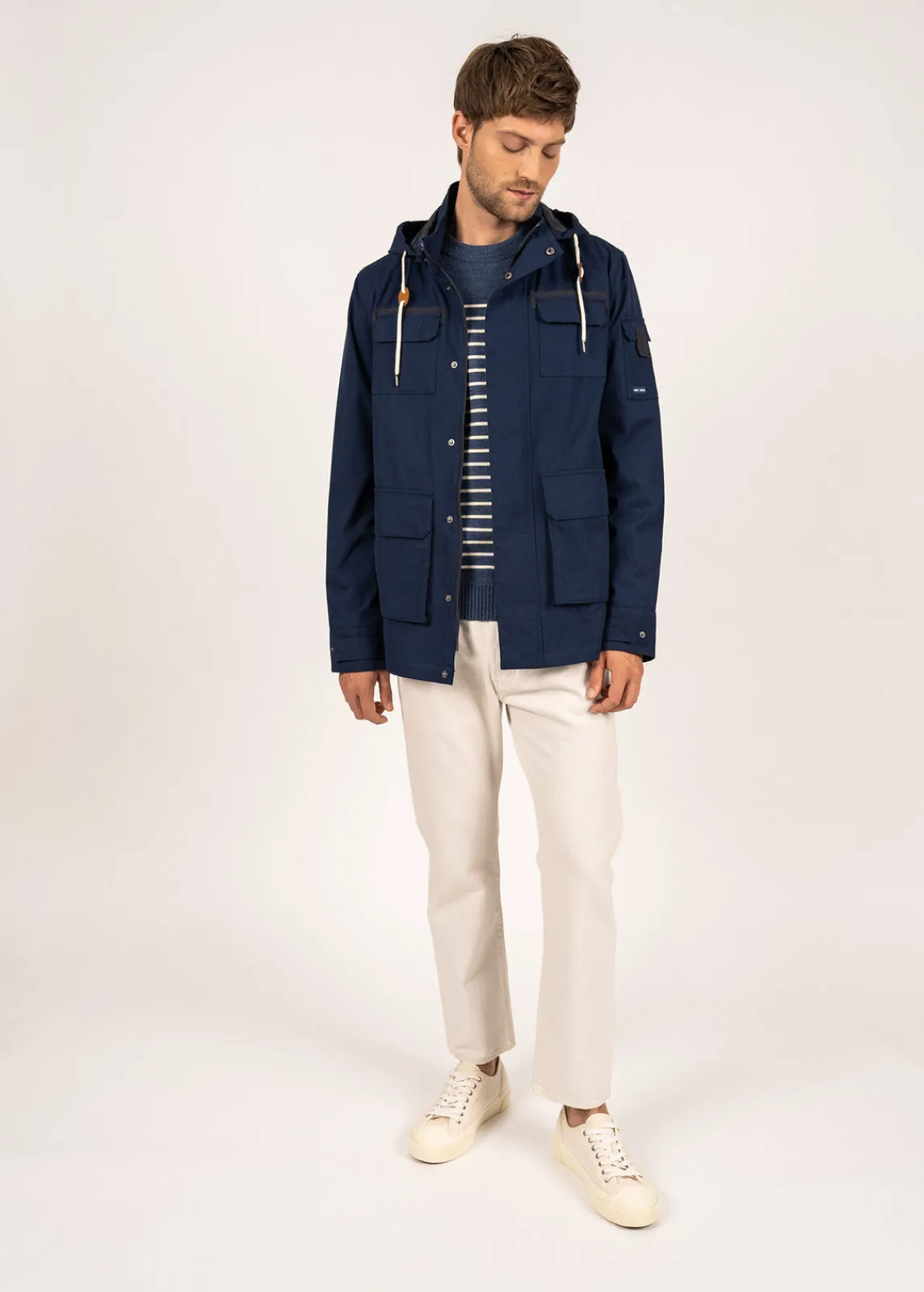 Saint James Shell Jackets & Raincoats*St Donald waterproof parka Marine