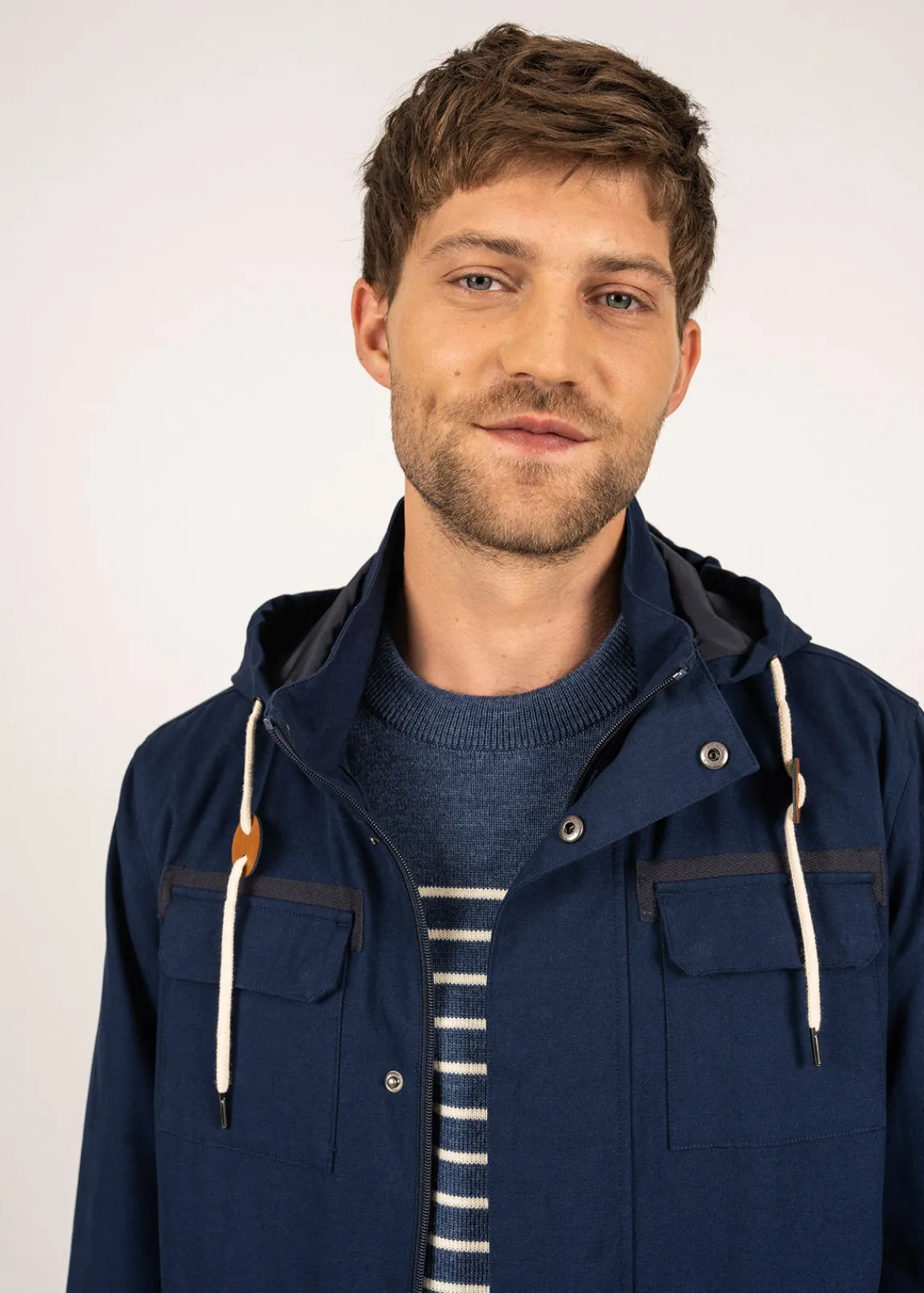 Saint James Shell Jackets & Raincoats*St Donald waterproof parka Marine