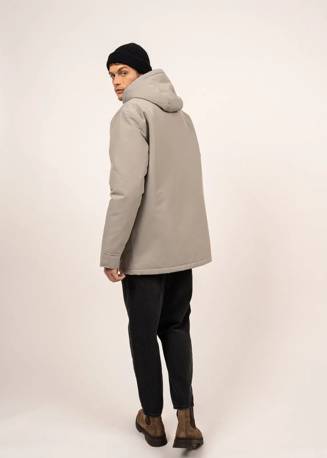 Saint James Coats*St Gaetan waterproof parka Gris