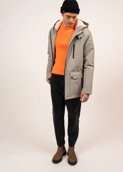 Saint James Coats*St Gaetan waterproof parka Gris