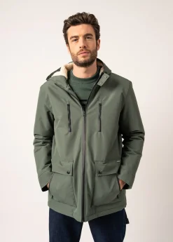Saint James Coats*St Gaetan waterproof parka Vegetal