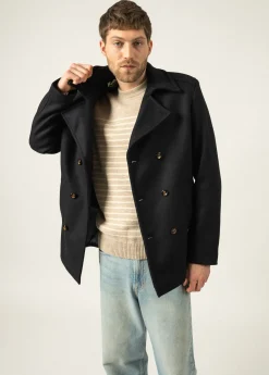 Saint James Coats*St Hilaire peacoat Navy