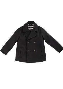 Saint James Coats*St Suliac peacoat for children Navy