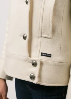 Saint James Coats & Peacoats*Ste Brigitte peacoat Blancd'hiver