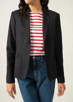 Saint James Shell Jackets & Raincoats*Ste Cécile blazer jacket Navy