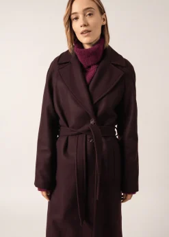 Saint James Coats & Peacoats*Ste Enora Classic Coat Prunefonce