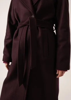 Saint James Coats & Peacoats*Ste Enora Classic Coat Prunefonce