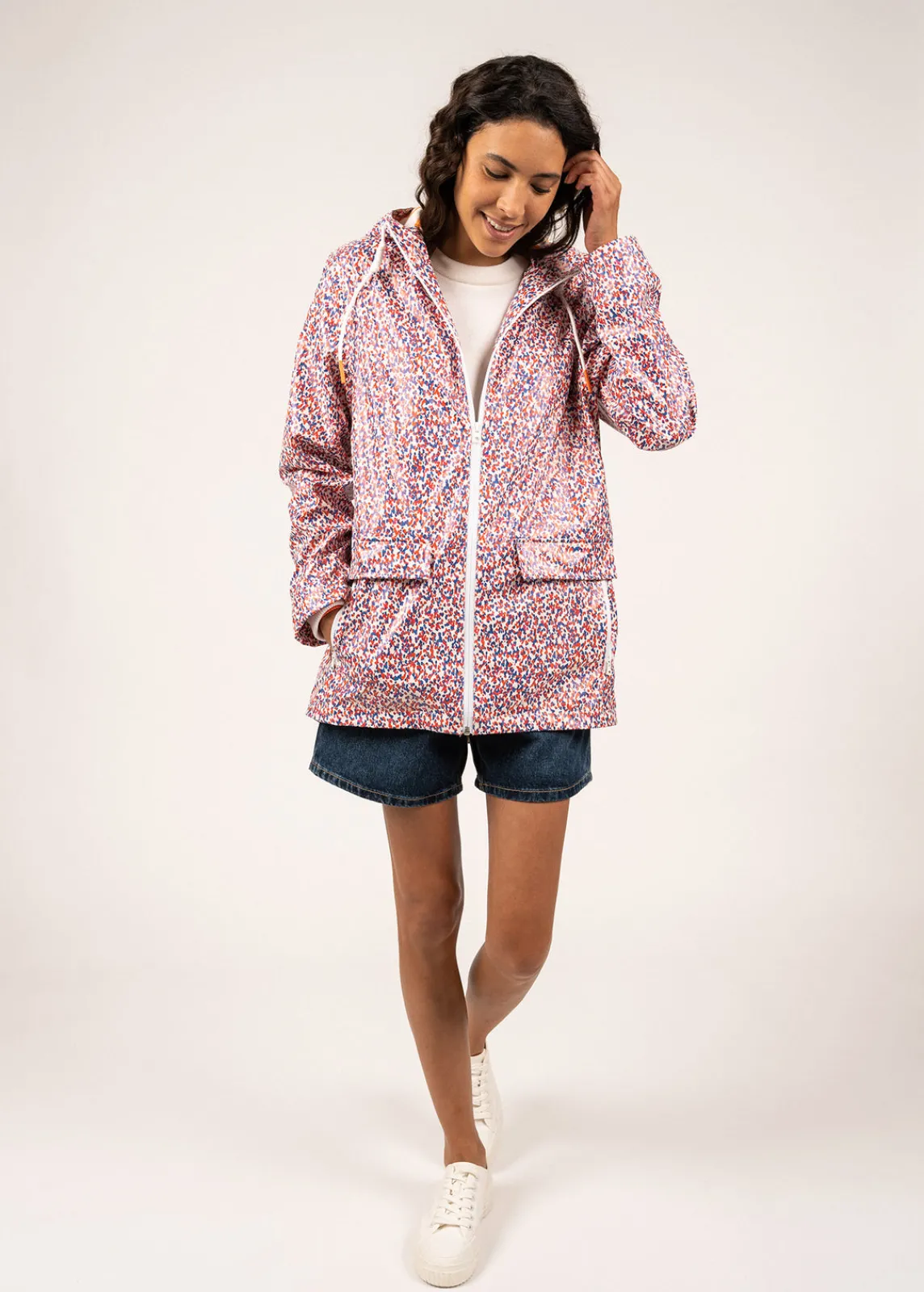 Saint James Shell Jackets & Raincoats*Ste Gabrielle hooded raincoat Capindigo