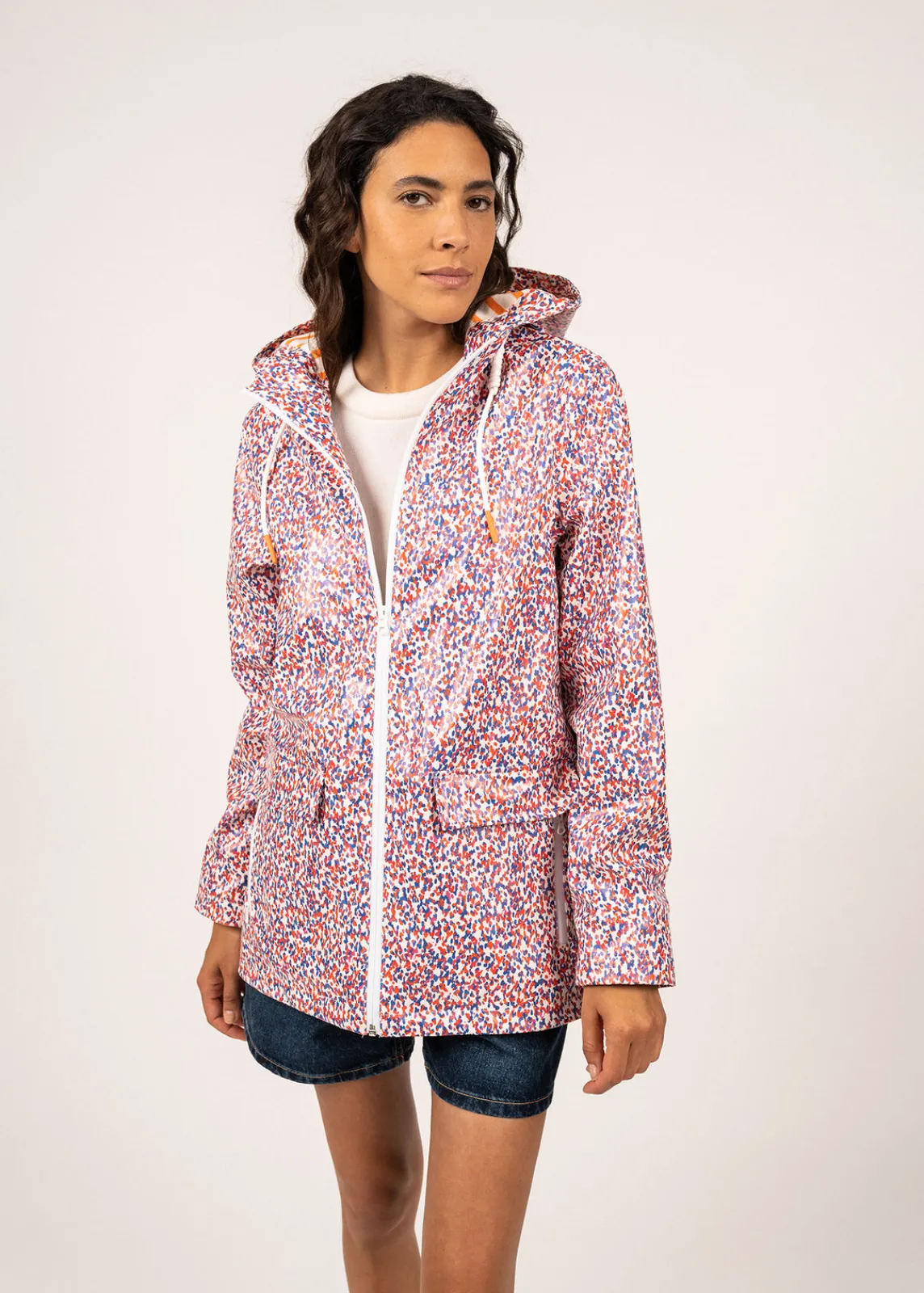 Saint James Shell Jackets & Raincoats*Ste Gabrielle hooded raincoat Capindigo