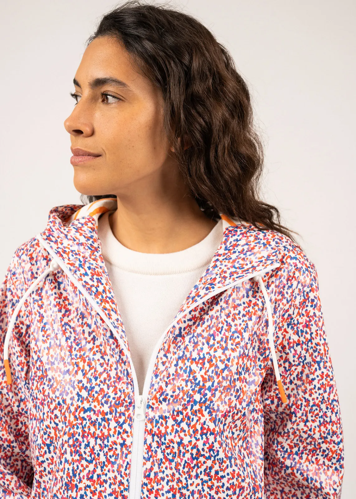 Saint James Shell Jackets & Raincoats*Ste Gabrielle hooded raincoat Capindigo