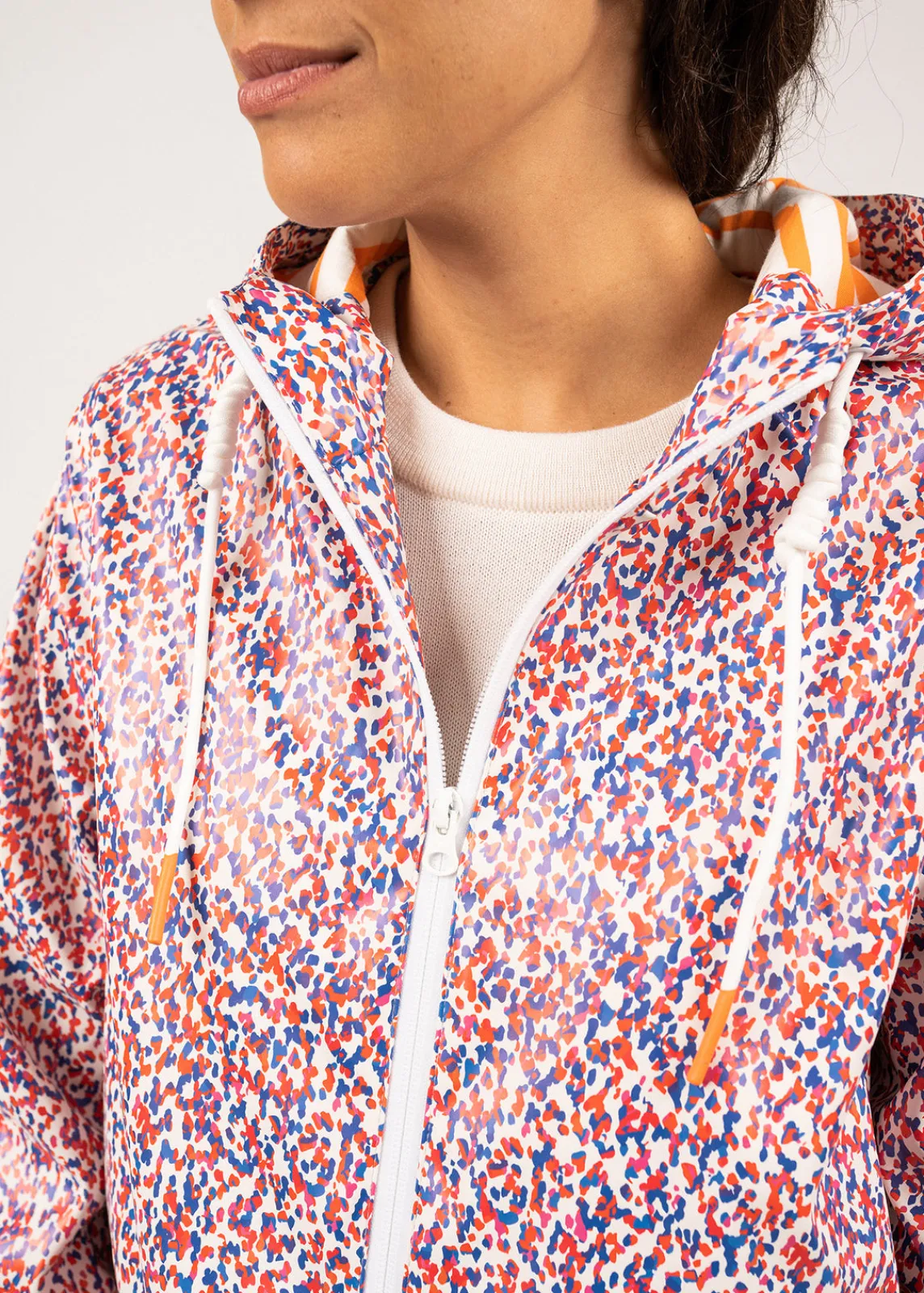 Saint James Shell Jackets & Raincoats*Ste Gabrielle hooded raincoat Capindigo