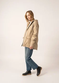 Saint James Shell Jackets & Raincoats*Ste Gabrielle hooded raincoat Naturel