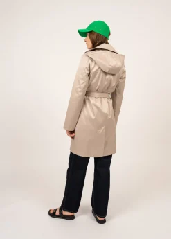 Saint James Coats & Peacoats*Ste Honorine hooded trenchcoat Plage