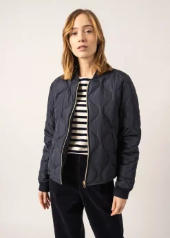Saint James Jumpers, Cardigans, Jackets*Ste Izia Quilted Jacket Amiral