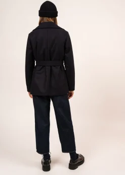 Saint James Coats & Peacoats*Ste Laury short coat Navy