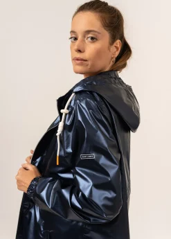 Saint James Shell Jackets & Raincoats*Ste Louna long raincoat Marine