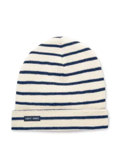 Saint James Accessories*Striped sailor hat Ecru/marine