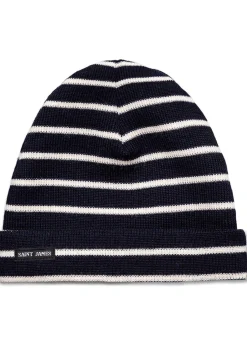 Saint James Accessories|Accessories*Striped sailor hat for kids Marine/ecru