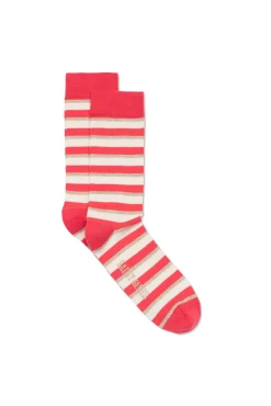 Saint James Accessories*Striped Socks Doly/ecume/or