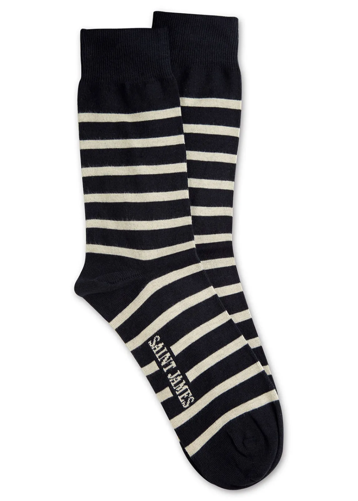 Saint James Shoes & Socks*Striped socks Marine/ecru
