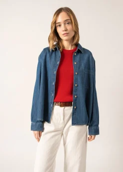 Saint James Shirts & Blouses*Téa Denim Shirt Cooperjean