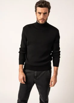 Saint James Jumpers & Cardigans*Tarbes high neck jumper Noir