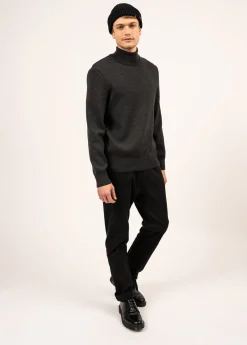 Saint James Jumpers & Cardigans*Tarbes high neck jumper Anthracite