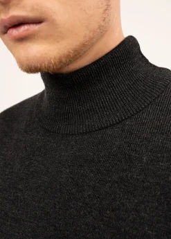 Saint James Jumpers & Cardigans*Tarbes high neck jumper Anthracite