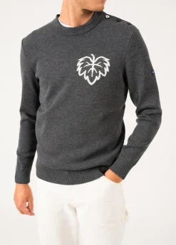 Saint James Sailor Jumpers|Sailor Jumpers*Terre-Mer sailor jumper Grisfonce/blanc