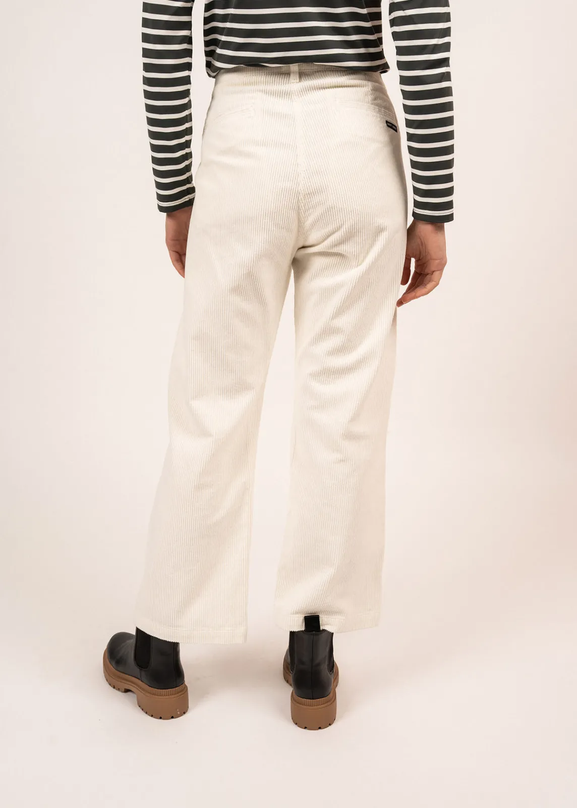 Saint James Trousers & Shorts*Tess Velvet Trousers Blancd'hiver