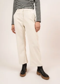Saint James Trousers & Shorts*Tess Velvet Trousers Blancd'hiver