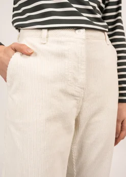Saint James Trousers & Shorts*Tess Velvet Trousers Blancd'hiver