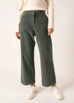 Saint James Trousers & Shorts*Tess Velvet Trousers Vegetal