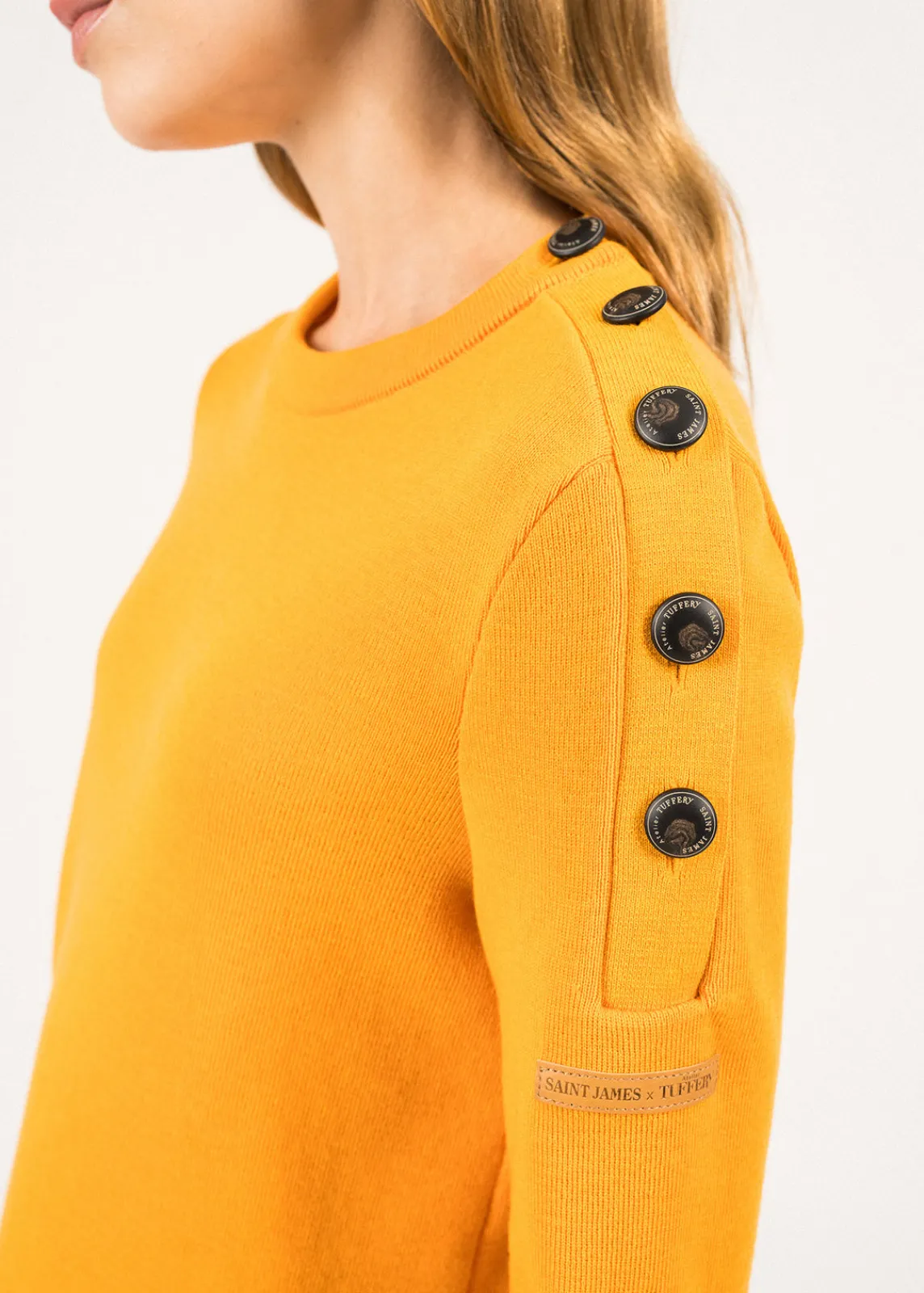 Saint James Jumpers, Cardigans, Jackets*Transmission sailor jumper in Merino wool Marine