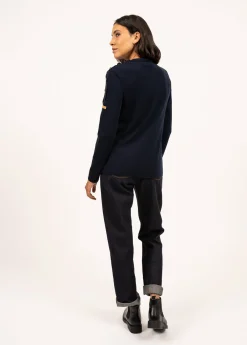 Saint James Jumpers, Cardigans, Jackets*Transmission sailor jumper in Merino wool Marine