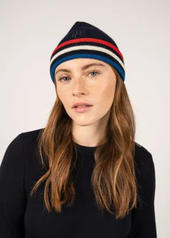 Saint James Hats & Beanies*Tricolor wool hat Marine