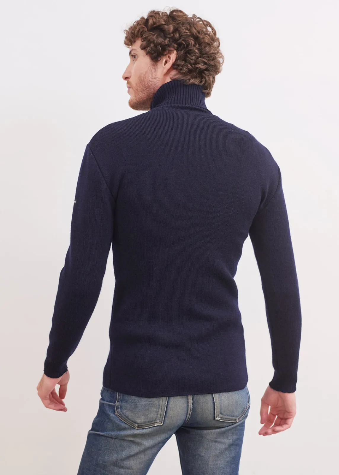 Saint James Sailor Jumpers|Sailor Jumpers*Turtleneck sailor jumper Marine