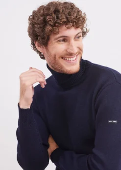 Saint James Jumpers & Cardigans*Turtleneck sailor jumper Marine