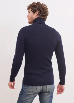 Saint James Jumpers & Cardigans*Turtleneck sailor jumper Marine