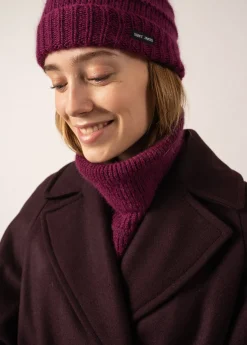 Saint James Accessories*Valais Mohair Beanie Prune